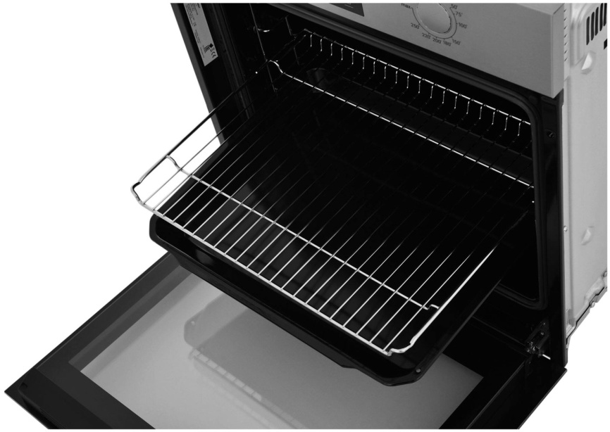 Электрический духовой шкаф Indesit IFE 3644 J IX 59 см, 72 л гриль конвекция, серебристый фото 5