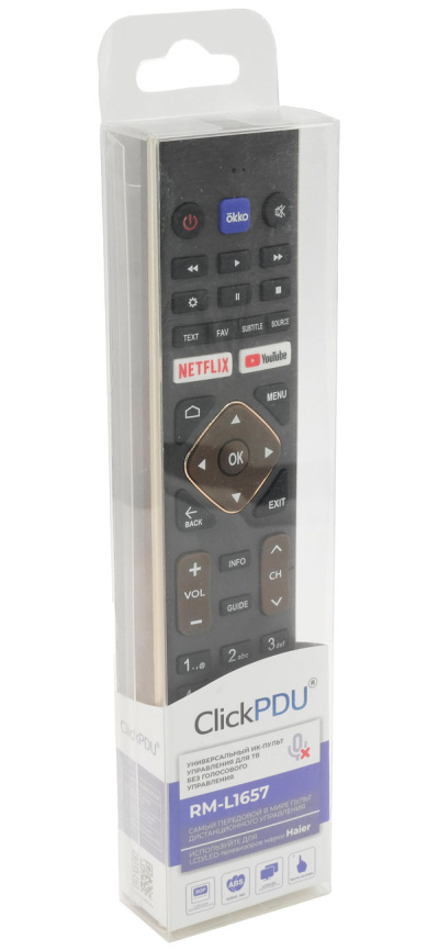 Универсальный пульт ClickPDU для Haier RM-L1657 (PBOX) фото 6