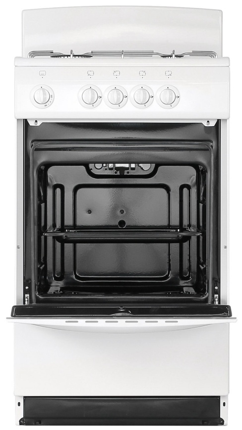 Газовая плита De luxe 5040.45 г 50 см, 43 л, 4 конфорки, белый фото 9