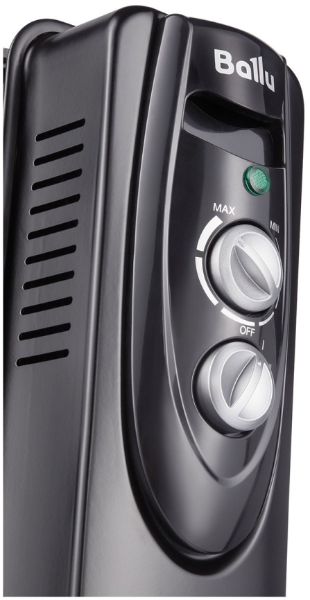 Масляный обогреватель Ballu Classic black BOH/CL-09BRN 2000 фото 3