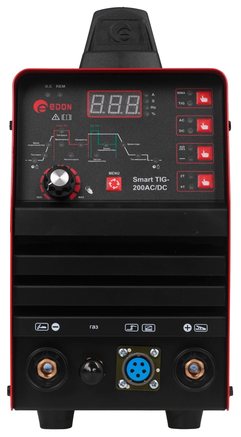 Аппарат аргонно-дуговой сварки Edon Smart TIG-200AC/DC фото 7