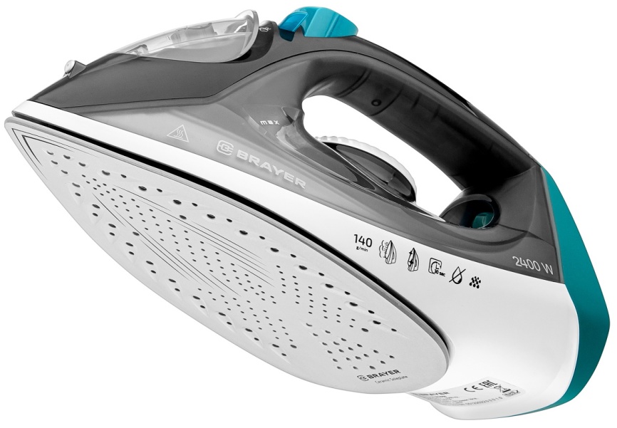 Утюг Brayer BR4008 серо-зеленый фото 6