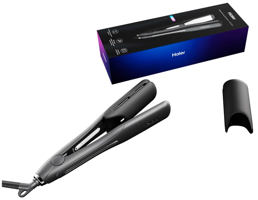 Выпрямитель для волос Haier HHS-618 черный фото 7