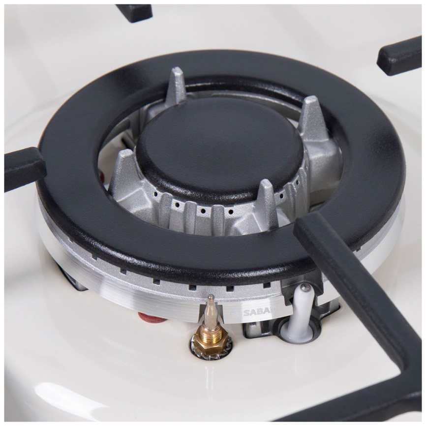 Газовая варочная панель Maunfeld EGHE.43.33 CBG.R/G 44 см, 3 конфорки электроподжиг газконтроль, белый фото 7