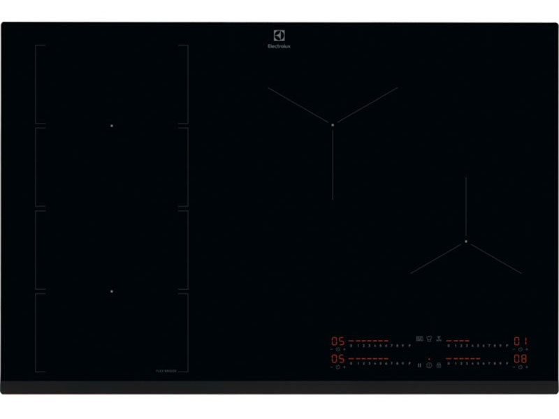 Электрическая варочная панель Electrolux EIV85453 78 см, 4 конфорки стеклокерамика, черный фото 1