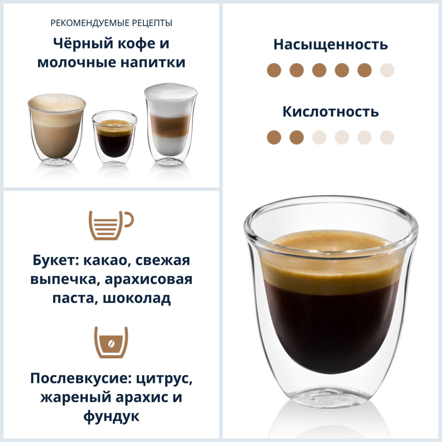 Кофе зерновой De’Longhi Signature coffee Prestige 1кг фото 5