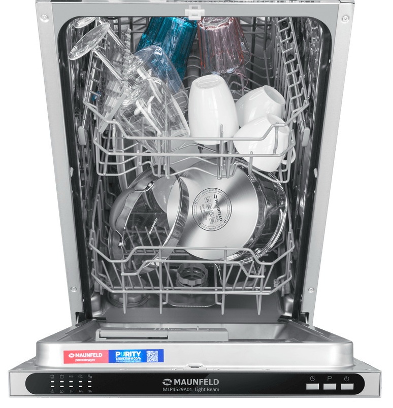 Встраиваемая посудомоечная машина Maunfeld MLP4529A01 Light Beam фото 8