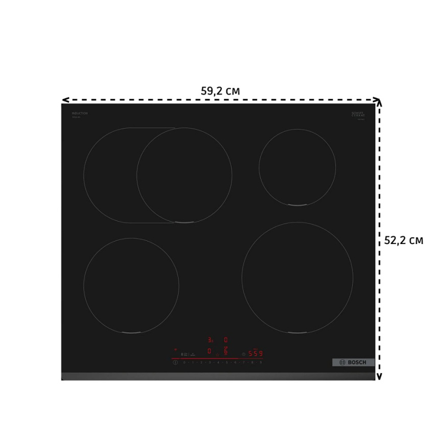 Встраиваемая индукционная панель BOSCH Bosch PIE631HB1E фото 7