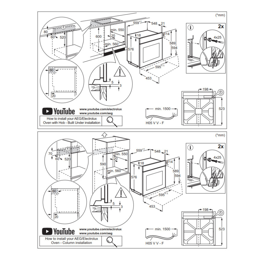 Встраиваемые электрические духовки ELECTROLUX ELECTROLUX EOD6F77WZ фото 4