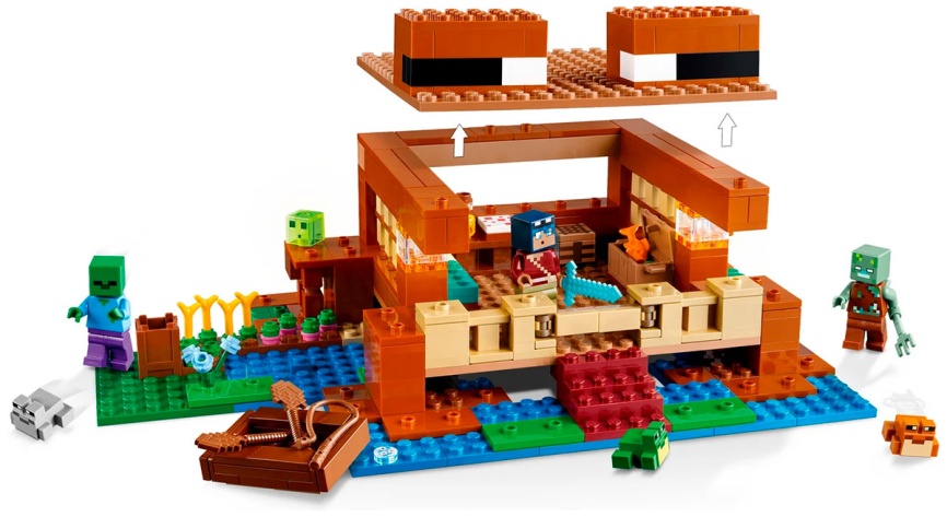 Конструктор Lego Minecraft, Лягушачий домик (21256) фото 2