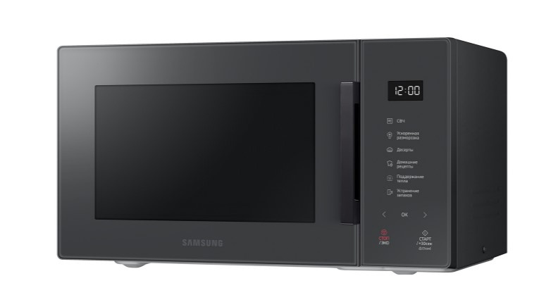 Микроволновая печь 23L SOLO MS23T5018AC/BW серый SAMSUNG фото 3