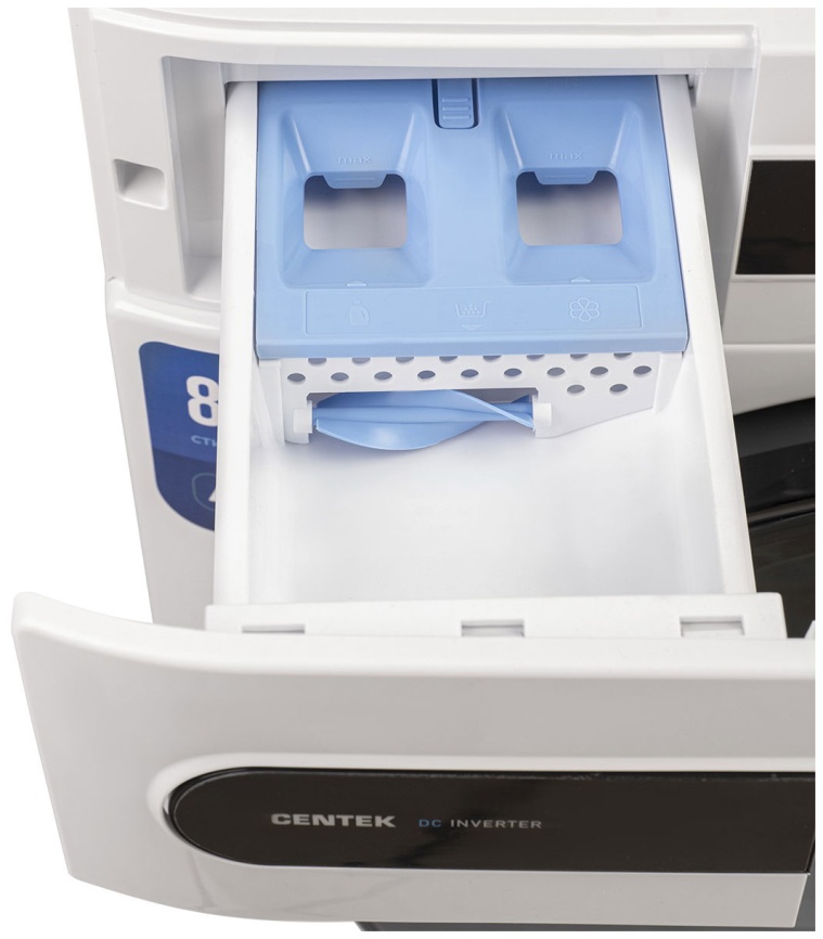 Стиральная машина с сушкой Centek CT-1951 автомат 8 кг, белый фото 5