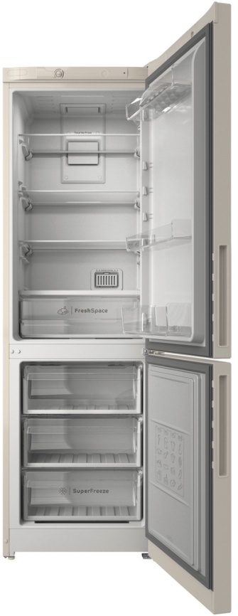 Двухкамерный холодильник Indesit ITR 4180 E No frost, бежевый фото 2