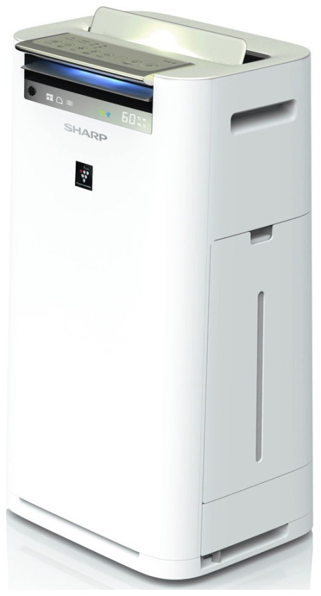 Воздухоочиститель Sharp KCG 61 RW, сенсоры пыли, таймер, белый фото 1
