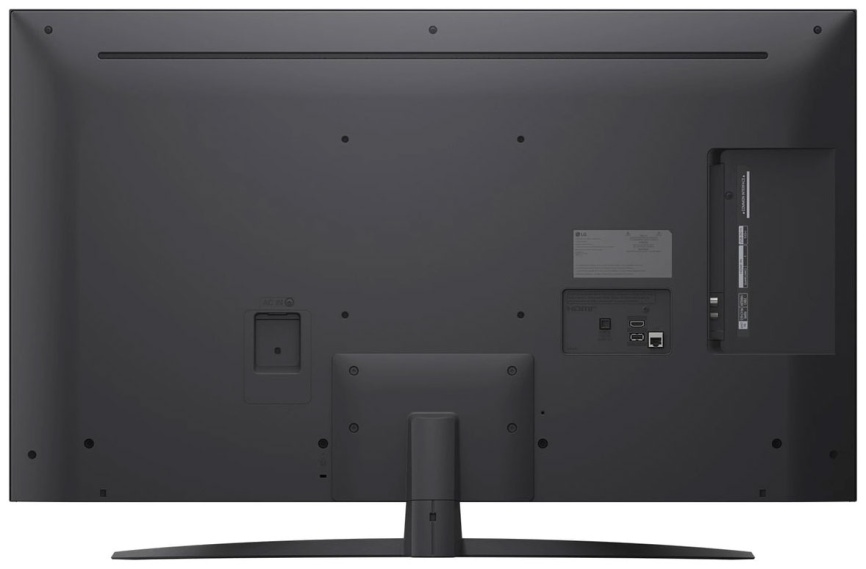 Телевизор LG 43NANO81A6A.ARUG, 43 дюйма, 4K Ultra HD, смарт ТВ, WebOS 25, черный фото 2