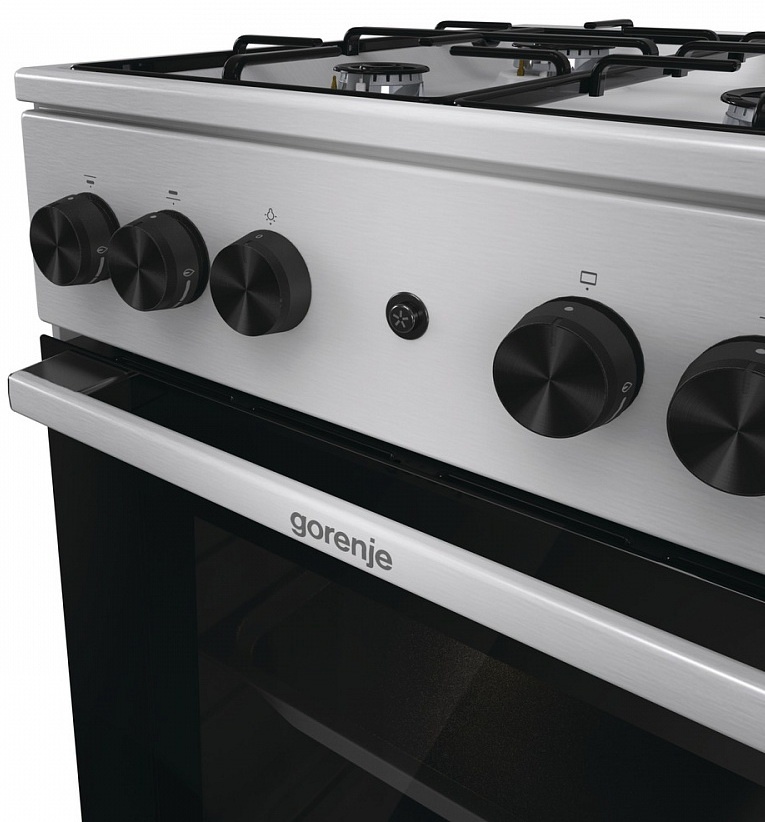 Газовая плита Gorenje GGI5A21XJ 61 л, 4 конфорки, серебристый фото 8