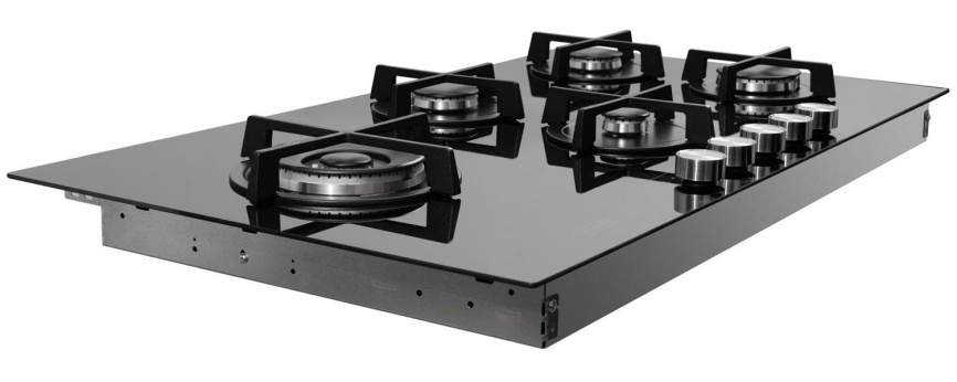 Газовая варочная панель De’Longhi NSL 590D NCM RUS 90 см, 5 конфорок электроподжиг газконтроль, черный фото 10