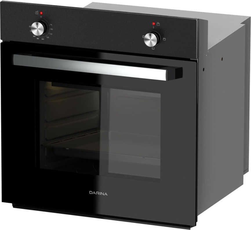 Электрический духовой шкаф Darina BO 1700At 59 см, 50 л, антрацит фото 3