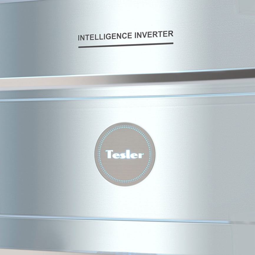 Многокамерный холодильник Tesler RFD-427BI SPARKLING GREY No frost, серый фото 15