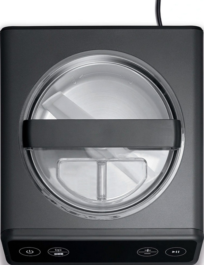 Мороженица Graef IM 706, дисплей, сенсорное управление, таймер, черный фото 4