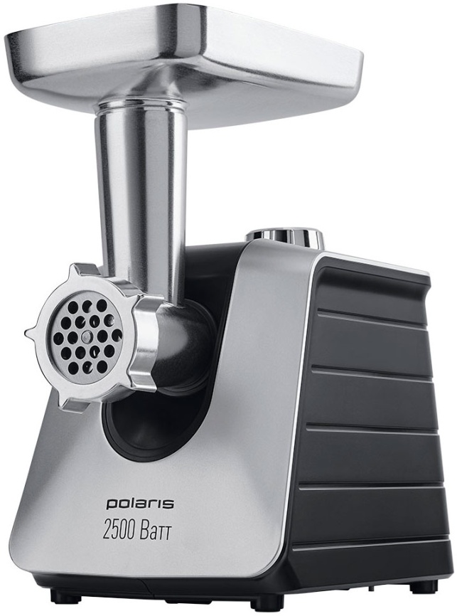 Мясорубка Polaris PMG 2561, чёрный/серебро фото 2