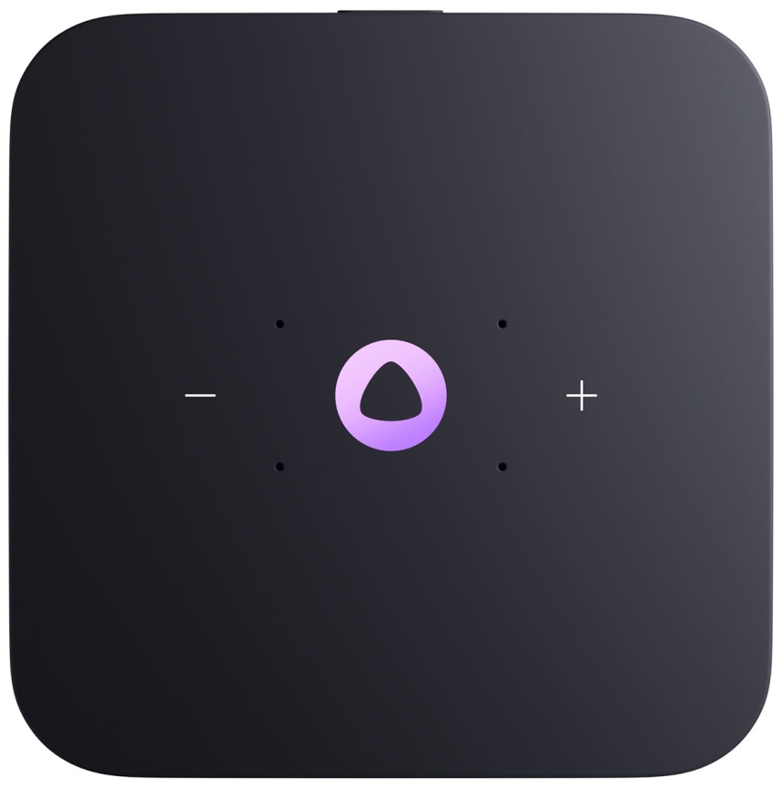 Умная колонка Яндекс Станция Миди с Алисой, с Zigbee, 24Вт, черный фото 2