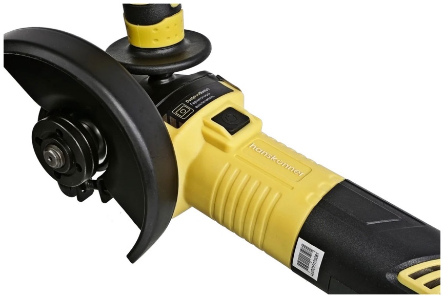 Угловая шлифовальная машина (болгарка) Hanskonner HAG16125BE, 125 мм, 1600 Вт, 3000-10000 об/мин, бесщеточная фото 5
