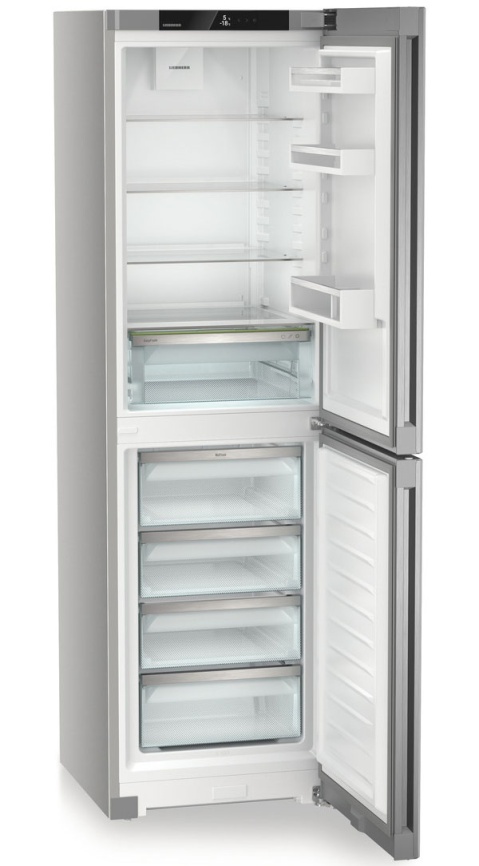 Двухкамерный холодильник Liebherr CNsfd 5704-22 001 No frost, серебристый фото 5