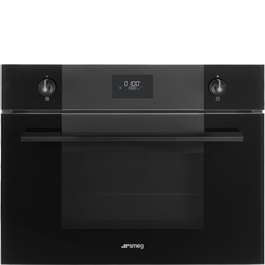 Компактный многофунциональный духовой шкаф SMEG SO4101M1B3 фото 1