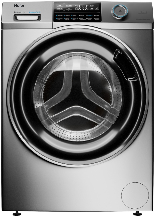 Стиральная машина Haier HW70-BP12969ASE 7 кг, серебристый фото 1