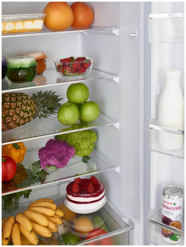 Встраиваемый двухкамерный холодильник Ascoli ADRF241WEBI No frost, белый фото 10