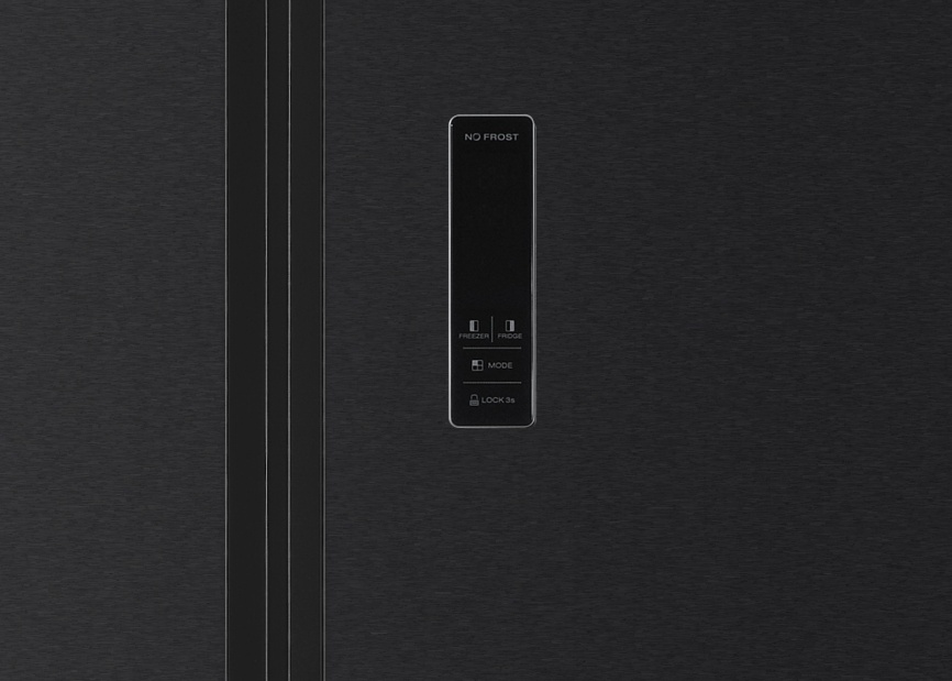 Холодильник Side-by-Side Kraft KF-MS5701DI No frost, темно-серый фото 3