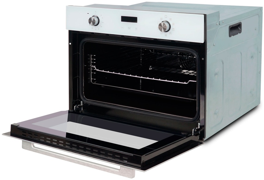 Электрический духовой шкаф Haier HOY-P09NCGW 59 см, 45 л гриль конвекция, белый фото 2