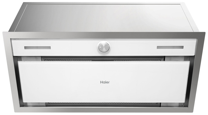 Вытяжка Haier HVX-BI664GW 184 Вт 3 скорости, механическое управление, серебристый фото 1