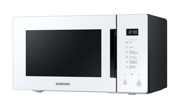Микроволновая печь 23L GRILL MG23T5018AW/BW белый SAMSUNG фото 3