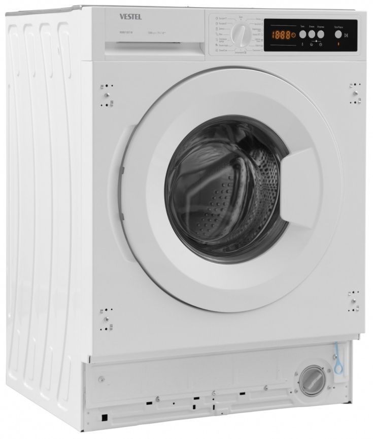 Встраиваемая стиральная машина Vestel WMBI7100T1W 7 кг, белый фото 8