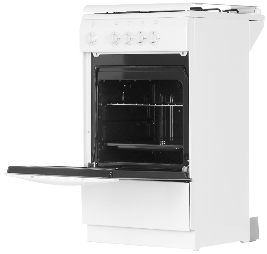 Газовая плита De luxe 5040.37 г к 50 см, 43 л, 4 конфорки, белый фото 9