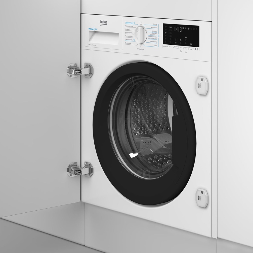 Встраиваемая стиральная машина Beko BI3WBT8841 W белая фото 6