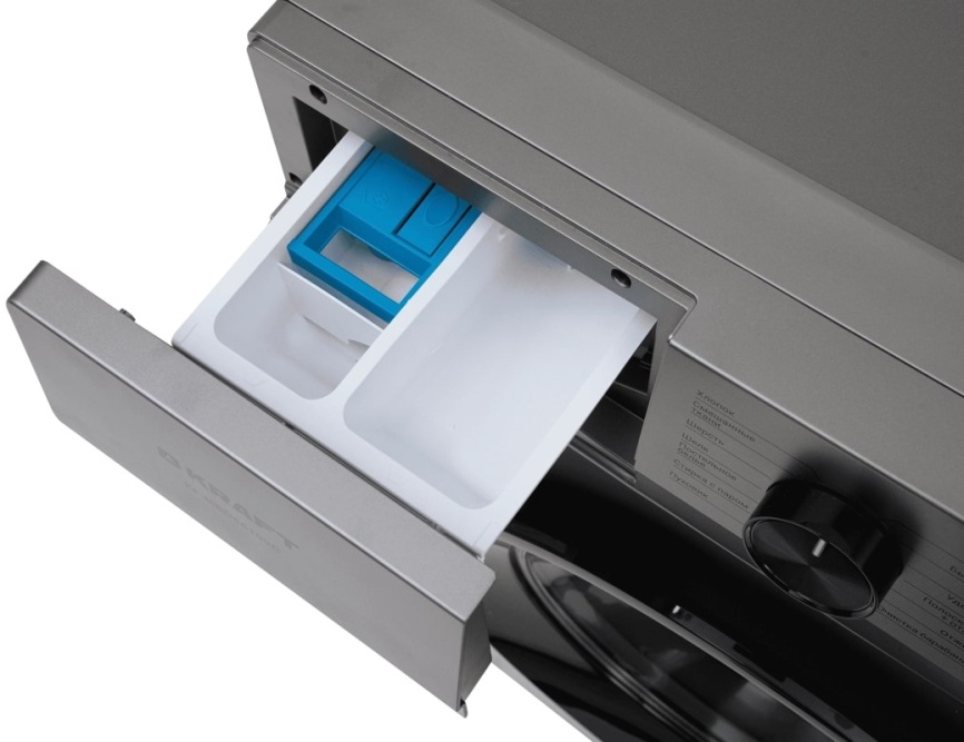 Стиральная машина Kraft Стиральная машина Kraft KF-MBDS7109G автомат, 7 кг, 1000 об/мин, серый фото 3