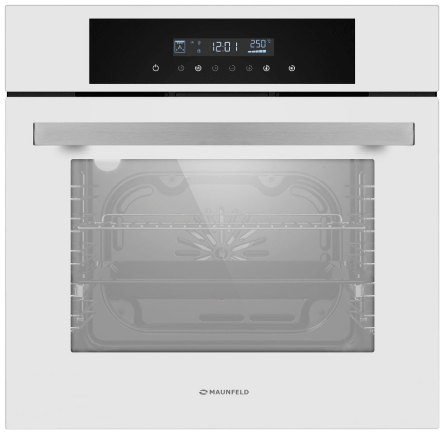 Электрический духовой шкаф Maunfeld AEOD6063W 59 см, 60 л гриль конвекция, белый фото 1