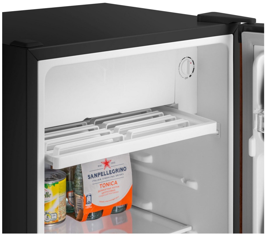 Однокамерный холодильник Maunfeld MFF83WD, коричневый фото 8