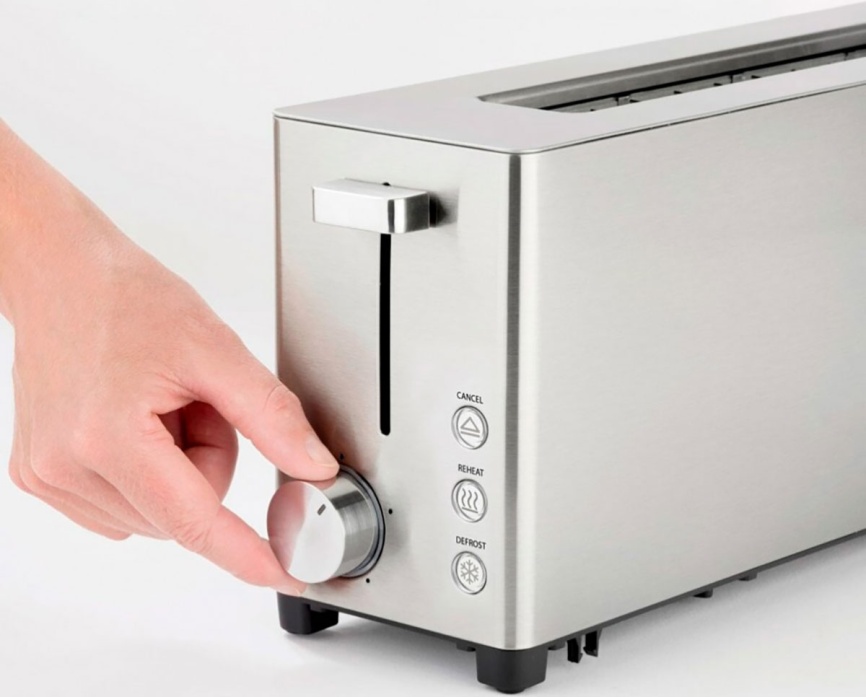 Тостер Caso Classico T2 Duo, 900-1050 Вт, автоматическое центрирование, нержавеющая сталь фото 7