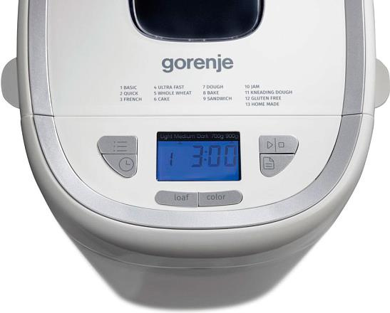 Хлебопечь BM900WS 741882 GORENJE фото 5