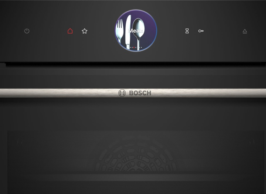 Электрический духовой шкаф Bosch CSG7364B1 59 см, 47 л, гриль и конвекция, черный фото 2