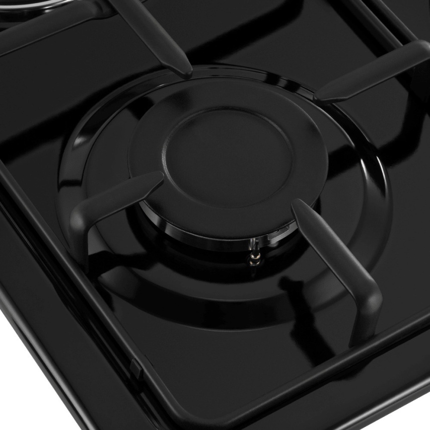 Комбинированная варочная панель Maunfeld EEHE.64.5EB/KG 59 см, 4 конфорки, черный фото 7