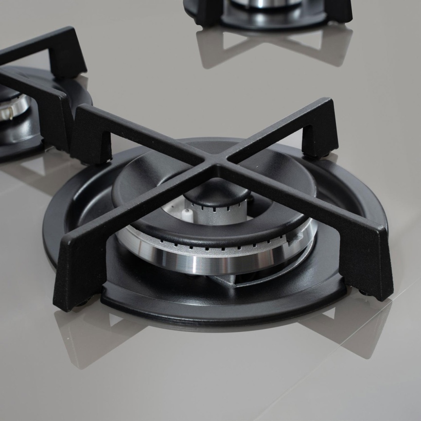 Газовая варочная панель De’Longhi NSL 460 T RUS 60 см, 4 конфорки электроподжиг газконтроль, кофейный фото 13