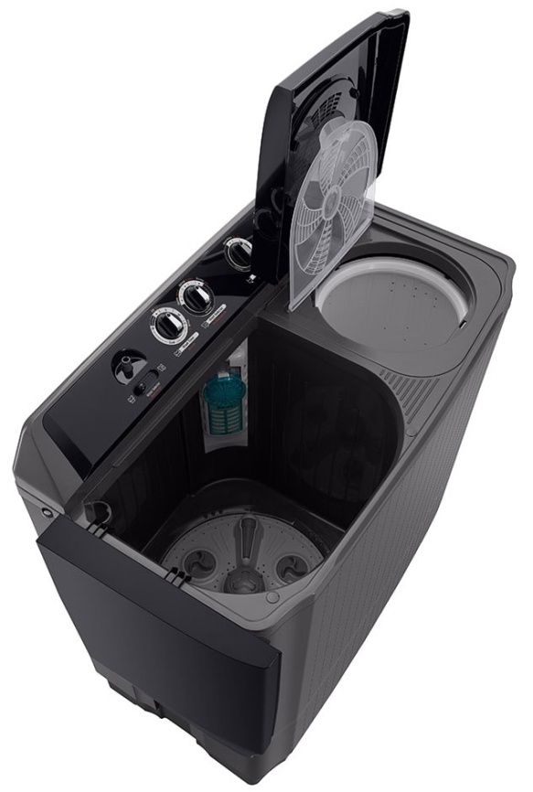 Активаторная стиральная машина LG P861RONT 7 кг, графит фото 4