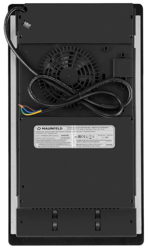 Электрическая варочная панель Maunfeld AVI292STBK 29 см, 2 конфорки стеклокерамика, черный фото 2