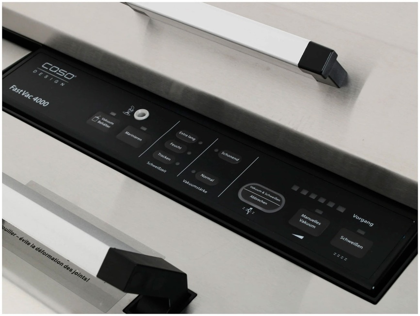 Вакуумный упаковщик Caso FastVAC 4000, 350 Вт, электронное управление фото 3