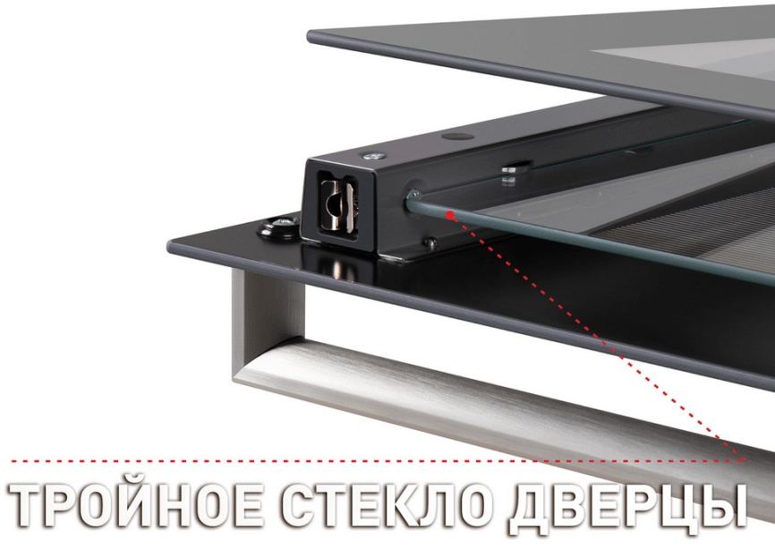 Газовый духовой шкаф Maunfeld MGOG.673 B 59 см, 67 л гриль конвекция, черный фото 16